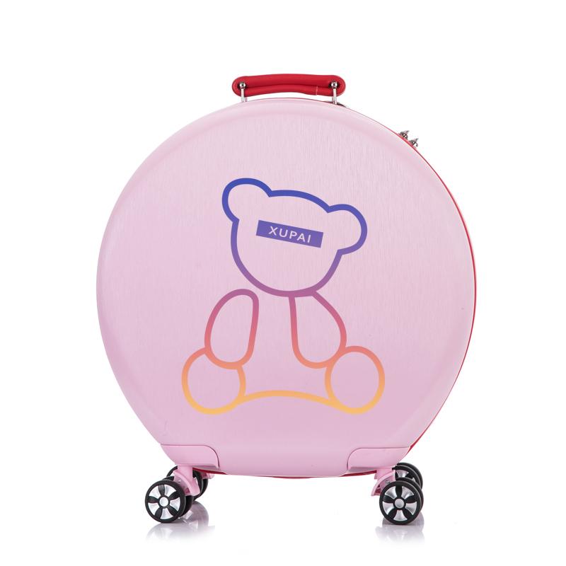 18''bære koffert på hjul Avrundet vogn Bagasjesett Jenteveske Cartoon Kid Reisebagasje Tilpasset Kina fabrikkbagasje