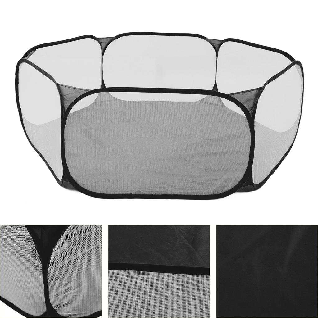 Small Animals Tent Foldable Breathable Interactive Easy Access Portable Small Pet Playpen for Pets