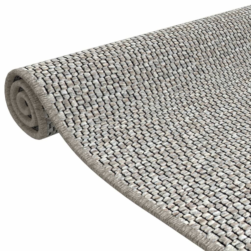 Sisal Look Hall Runner Rug Platina 50 x 150 cm