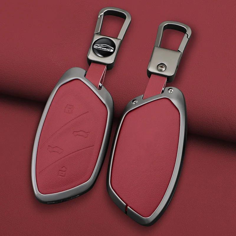 Zinc AlloyCar Key Case Cover Shell For Roewe RX5 I6 I5 RX3 RX8 ERX5 Ang MG ZS EV MG6 EZS HS EHS MARVEL X MARVEL R Electric 2021