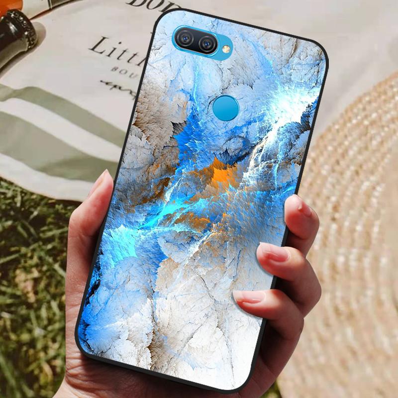 For OPPO A12 Case Flower Protective Back Cover For OPPO A12 CPH2083 CPH2077 astronaut Soft Silicone Phone Fundas A 12 Bumper
