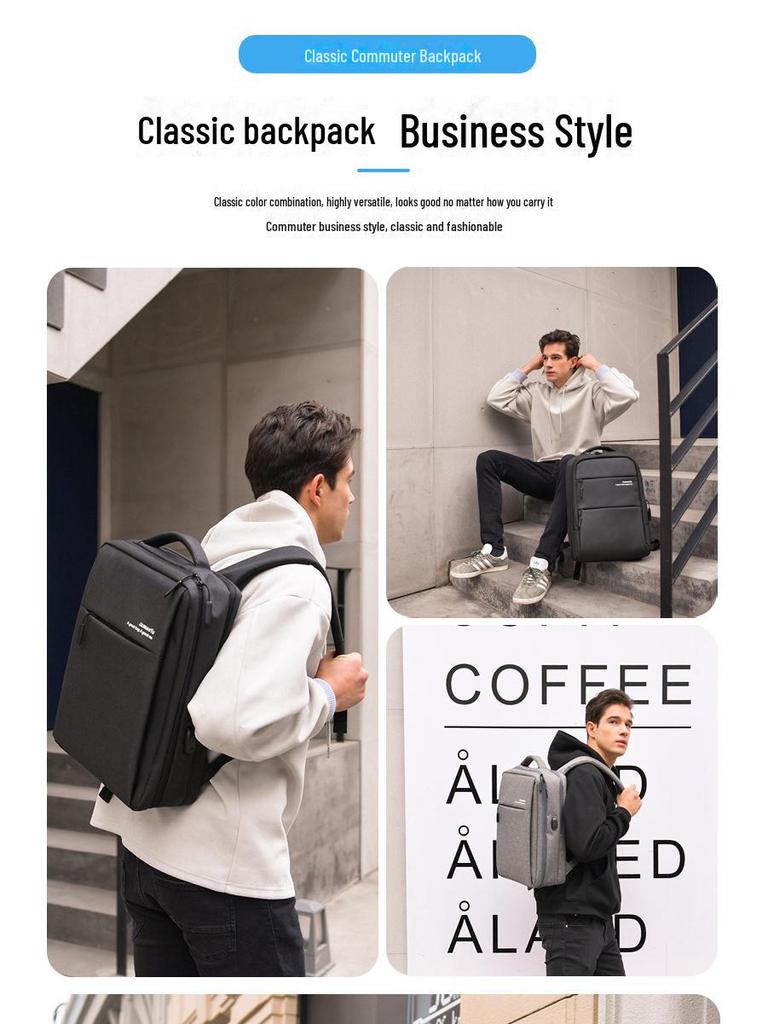 Wodoodporny plecak podróżny męski z najwyższej półki - Duża pojemność i stylowa torba na laptopa