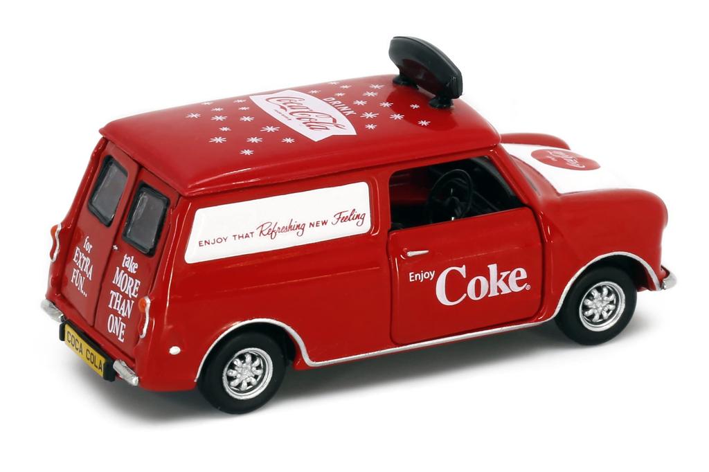 Tiny City Scale Morris Mini Cooper Diecast Model Car 1/50 Coca-Cola