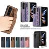 Cover For Samsung Galaxy Z Fold7 5G Scalable Wristband Stand Leather Phone Case For Samsung Z Fold 7 6 5 4 3 SPen Slot Holder Hard PC Shockproof Cover