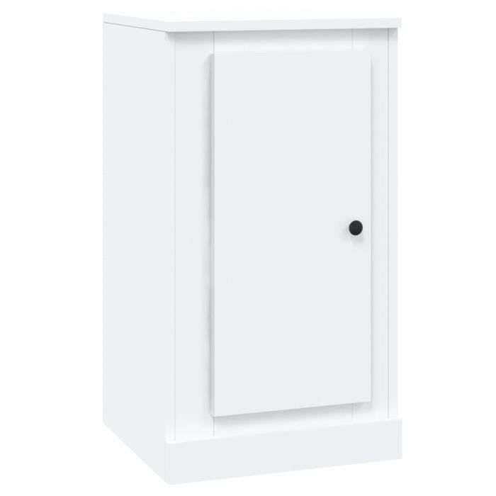 VidaXL Buffet blanc 37,5x35,5x67,5 cm bois d'ingénierie 816200