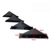 4pcs Universal Car Rear Bumper Lip Diffuser Shark Fins Spoiler Splitter Trim for VW GOLF MK5 MK6 MK7 MK7.5 MK8