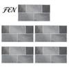Waterproof Wall Decals for Kitchen 5Pcs Vintage Brick Tile Stickers, Oil?Proof Wallpaper, Peel Oil Proof Stickers Bathroom & Stick Backsplash Living