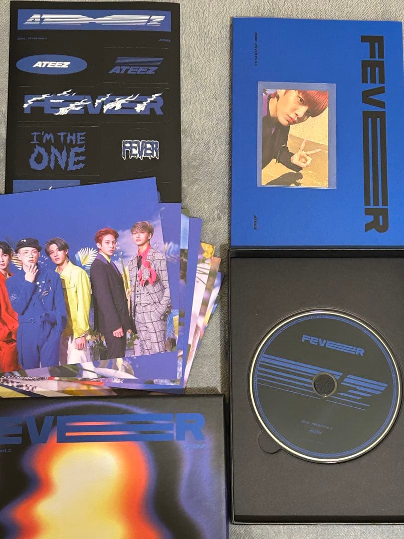 

[USED] ATEEZ FEVER Part.2 Album with John Ho trading card