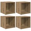 TV Cabinet Set 4 Pcs Artisan Oak 37 X 35 X 37.5 Cm