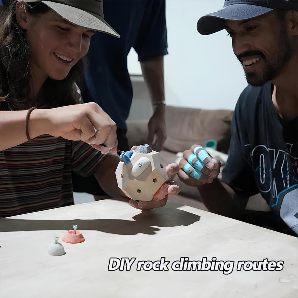 1/2PCS Handcrafted Boulder Block Climbing Training Ball Handmade Giant Stones Enhance Finger Strength Precision Climbing Holds