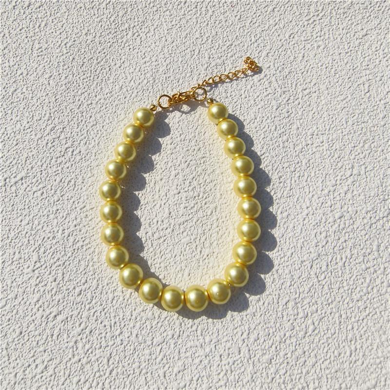 Niedliches Haustier Perlenhalsband Hund Prinzessin DIY Halskette Katzenhalsband Schmuck Welpenzubehör Hundekette Chihuahua Hochzeitsschmuck Zeug