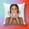 Singer R-Rihanna  Double-sided printed pillow cover Solid color minimalist pillowcase, fits all bedroom styles