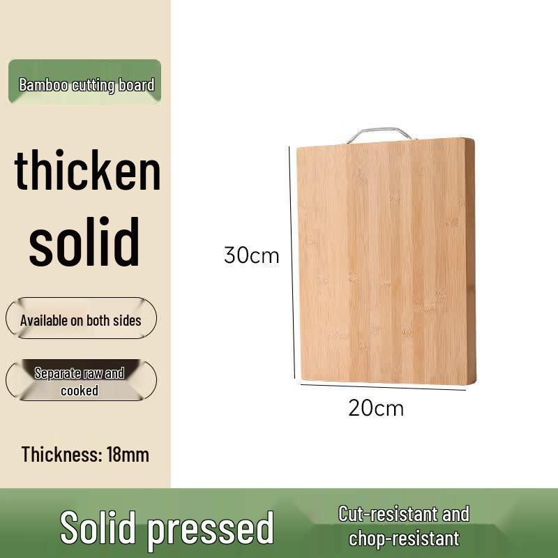 SPACEXPERT Thickened Double-Sided Bamboo Cutting Board