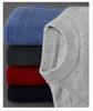 Men's Thick 100% Pure Wool Half-High Collar Knit Cashmere Pullover Sweater for Autumn and Winter