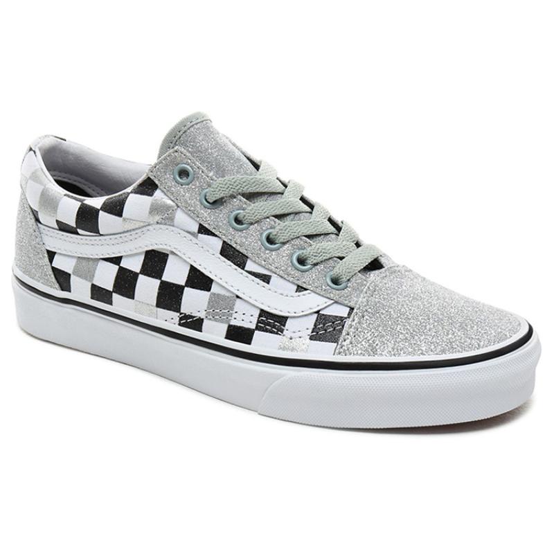 Vans Old Skool 'Glitter Checkerboard' Women's Vans VN0A4BV5V3J