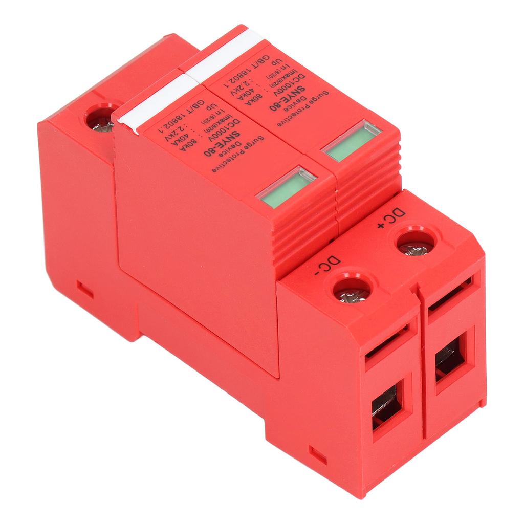 Surge Protective Device 80KA 1000V Voltage Protection Arrester Protector for Distribution Box 2P