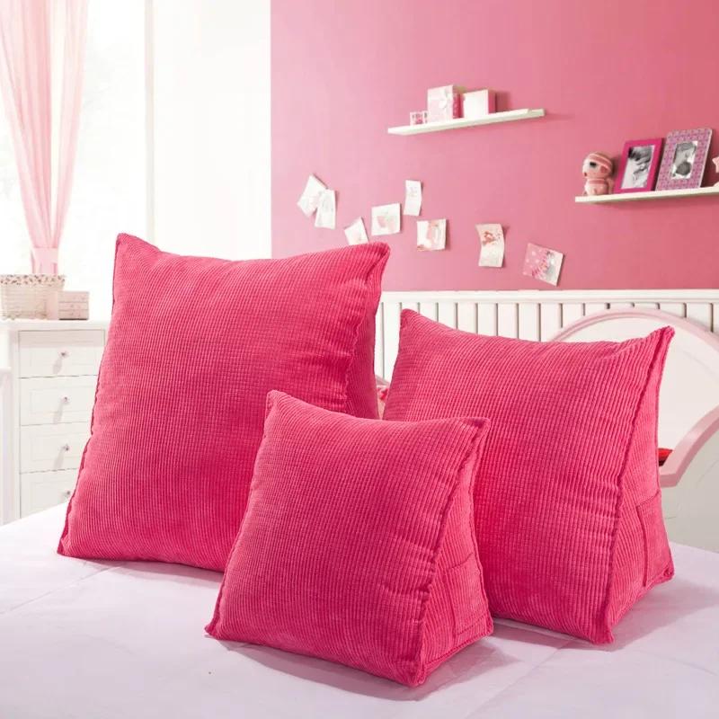 Coussin lombaire tatami avec noyau coussin lombaire de bureau voiture canapé dossier coussin triangulaire stéréo oreiller de chevet