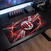 Tappetino per Mouse Grande Stampato AC Milan, Tappetino Morbido in Gomma Antiscivolo per Scrivania da Gioco per Ufficio Laptop Computer Decorazione