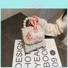 Girl Kid Princess Style Pearl Handheld Bag With Animal Pattern For Daily Use