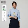 Women's Bear Print Short Sleeve T-Shirt