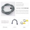 Washing Machine Dishwasher Drain Extension Kit  Perfect Fit for Equipment  Complete Package  Protection from Overstretching
