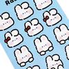 Rabbit Stickers for Journal Cute Bunny Stickers for Decor Seal Kawaii Animal Stickers for Planner
