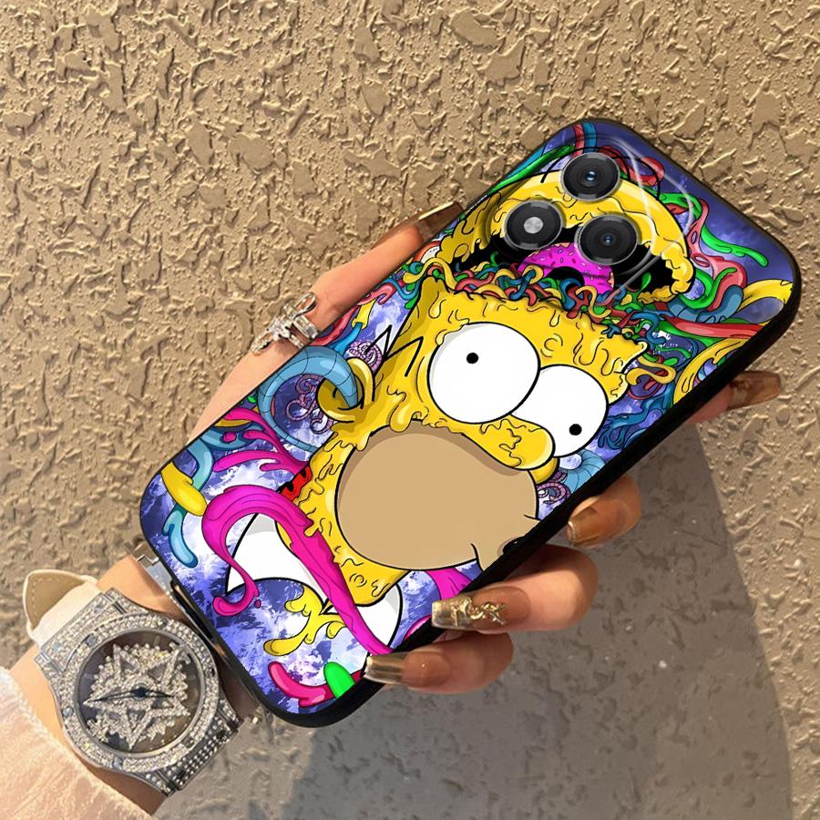 Cute S-simpsons Cartoon Funda Phone Cover Case for Honor X6 X8 X7 90 X5b X9a 70 Magic5Lite 8X 200 400 Lite