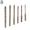 Masonry Concrete Drill Bits For Glass Ceramic Tile Brick Plastic Wood Mason Hard Alloy Wall Hole Opener Hex Shank