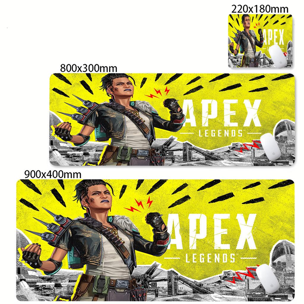Esports Speed Mousepad Apex Legends Mouse Pad Extended Desk Mat Anti Slip Rubber Base Water Resistant Cloth Laptop Mouse Pads
