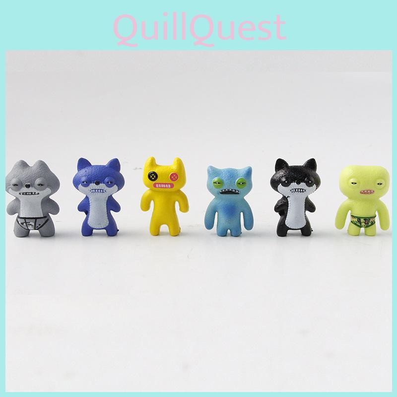 Creative Tooth Fuggler Monster Model Toy Ornament Set For Kids Collectors And