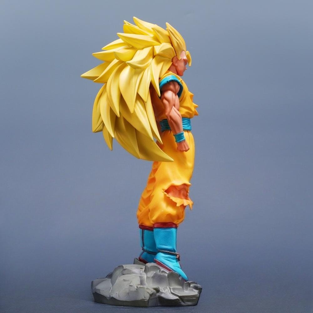 29cm/11.42in Anime Dragon Ball Figure Super Saiyan Goku Action Figures Pvc Statue Desktop Ornamen Collection Model Toys Gifts 3 Round Sensory