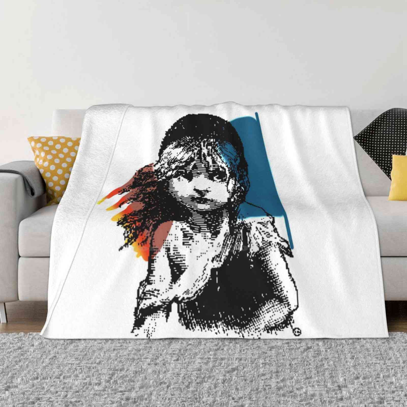 1986 Les Miserables London Broadway Broadway Soft Warm Light Thin Blanket 1986 Les Miserables London Broadway Broadway 30x40in