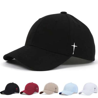 Unisex Enkel Kors Vattendroppe Broderi Basebollkepsar Vår och Höst Utomhus Justerbar Casual Hatt Solskyddshatt