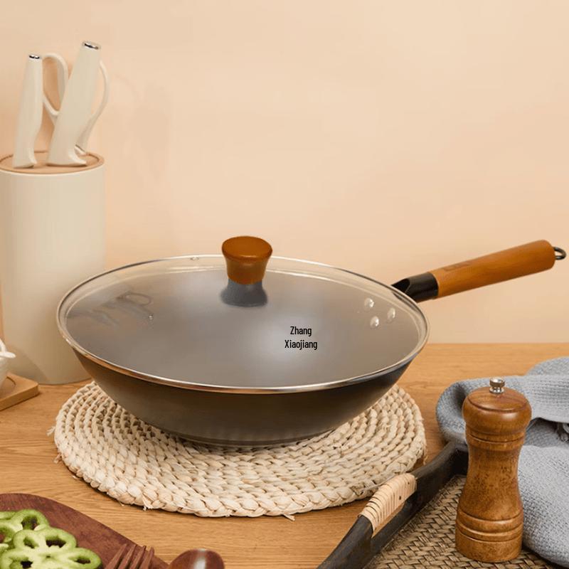 Zhang Xiao Quan Round Bottom Iron Wok