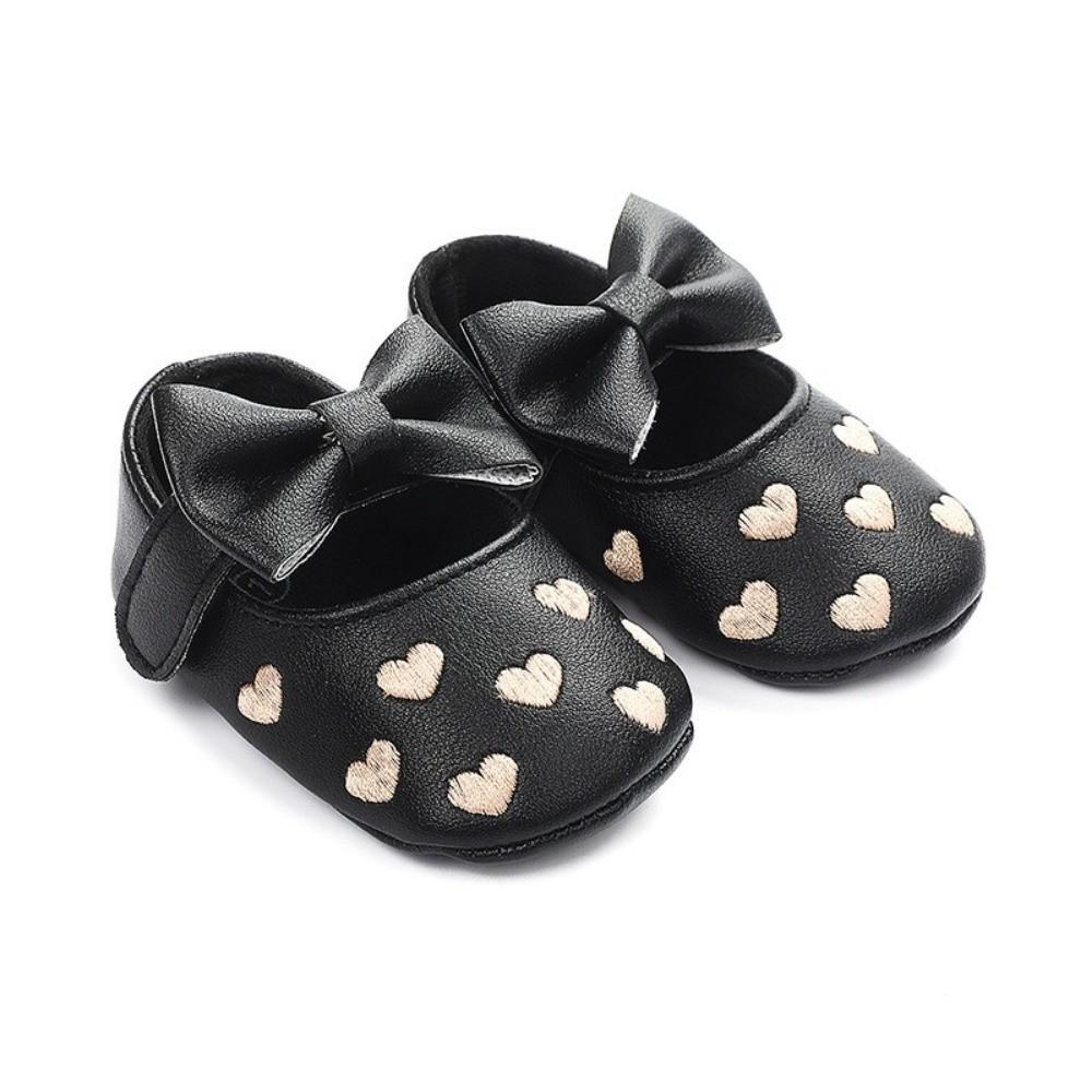 Cute Appearance Toddler Shoes Love Bow Newborn  First Walkers Cute Crib Shoes  First Steps