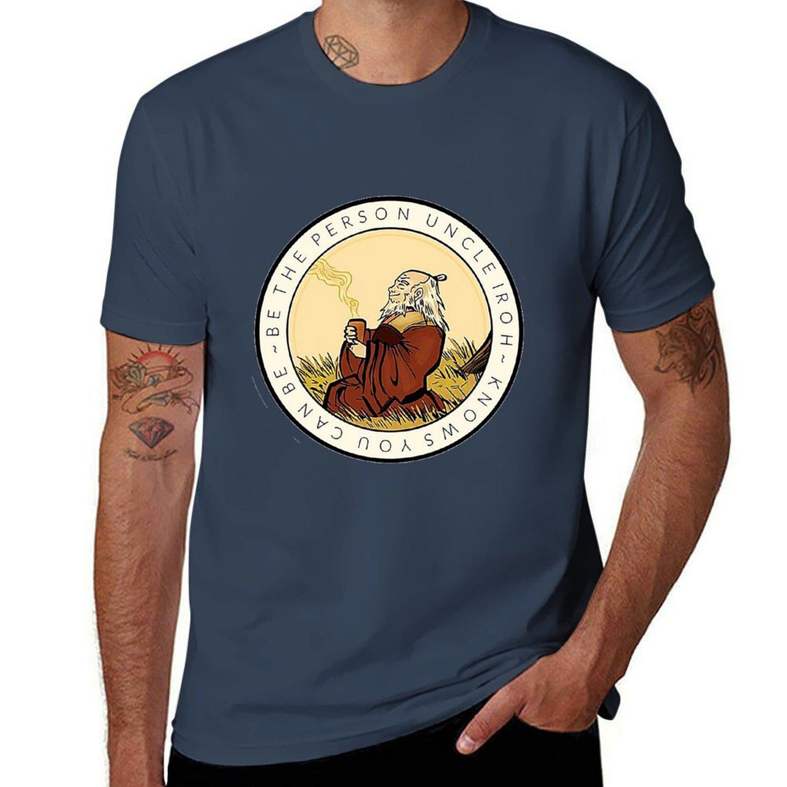 The Person Uncle Iroh Tshirt Casual Daily Wear Short Sleeve Top S