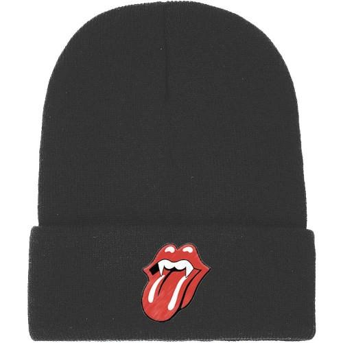 The Rolling Stones Unisex-Erwachsene Fangs Logo Beanie