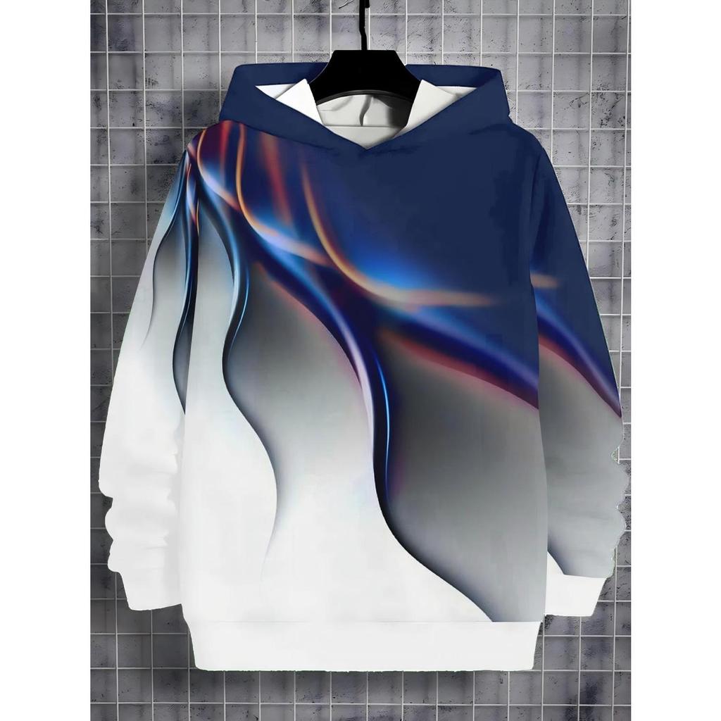 New anime hoodie,3D cartoon children's clothing for boys and girls, long-sleeved autumn clothing, suitable for children aged 5-14