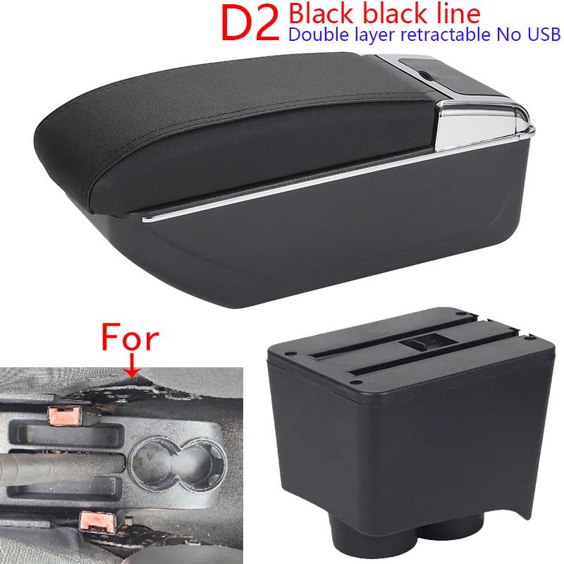 Armrest For Volkswagen Polo Car Armrest Box For VW POLO Mk5 6R Vento  2002-2009 Storage Box Car Accessories Simple Installation