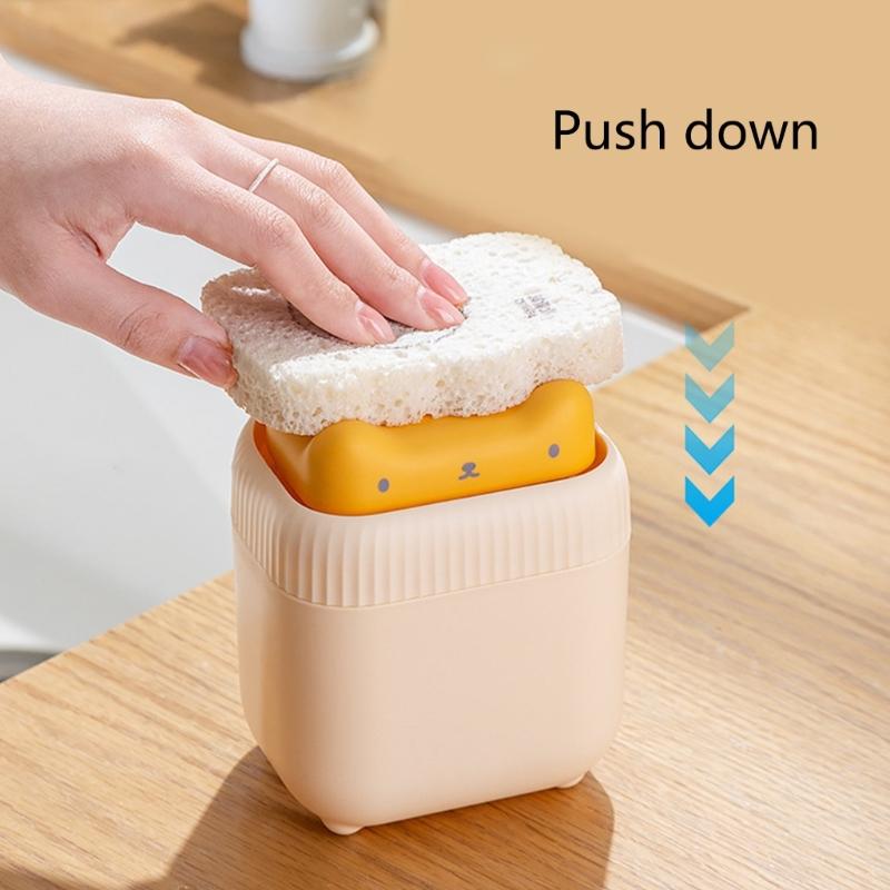 Charm Katzenform Seifenspender mit Druckfunktion Spülmittelbehälter für einfache Reinigung, Wartung und einfache Anwendung