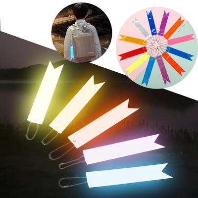 1~4PCS Streaming Reflective Strip Durability Long Service Life Reflective Waterproof Material Backpack Pendant
