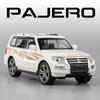 1/32 Scale Mitsubishis Pajero Suv Alloy Model Car Metal Diecast Vehicle Toy Model Collection Simulation Sound Light Toy for Kids Gift