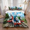 Thomas Friends Adventure Print 3Pcs Bedding Setduvet Cover With 2 Bedropillowcase Home Birthday Gift