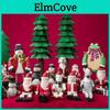 Wooden Holiday Ornaments Set With Modern Style For Christmas Home Decor