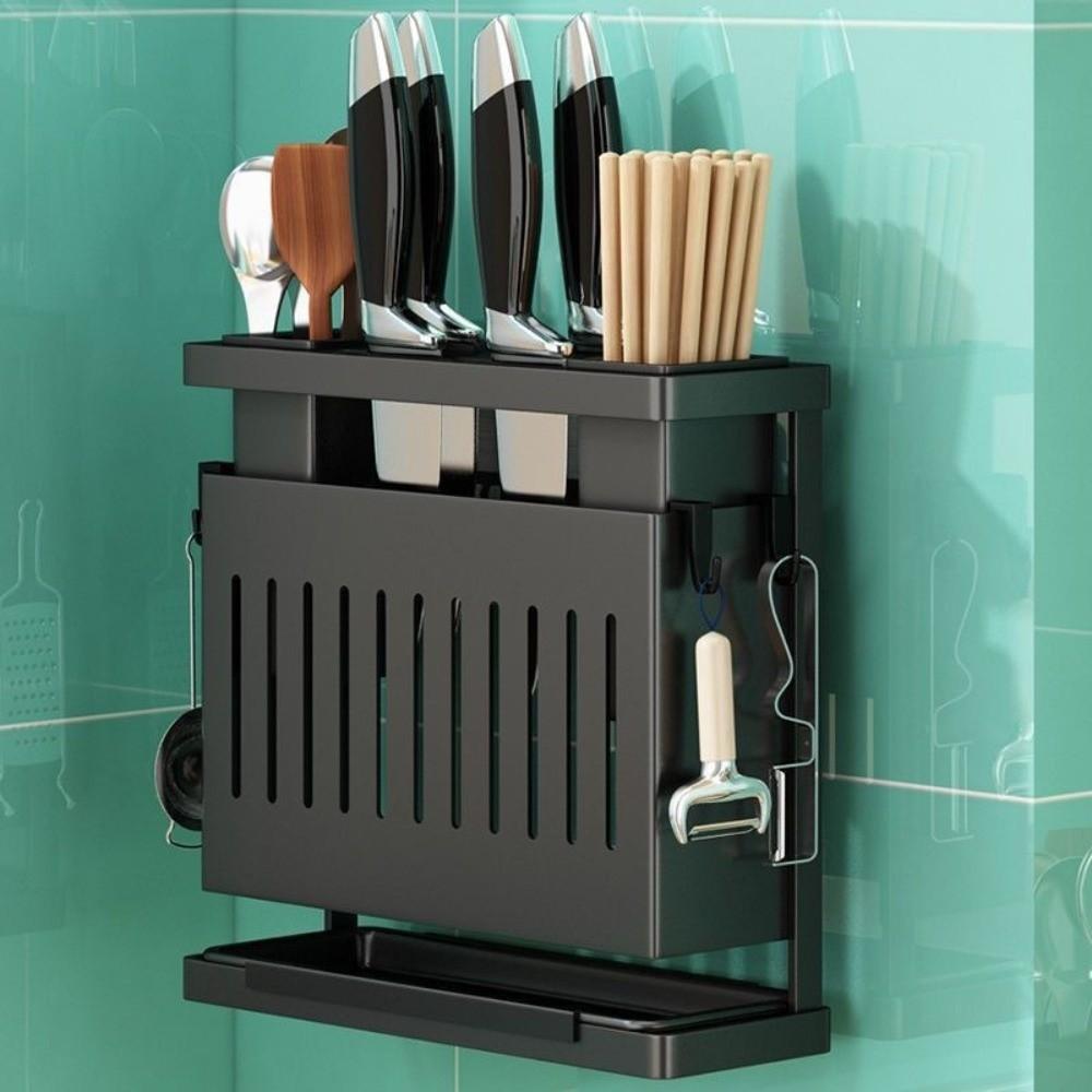 Detachable Kitchen Storage Rack Carbon Steel Drain Rack Kitchen Organizer  Countertop Placement