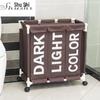 Three-Compartment Foldable Laundry Basket with Wheels and Lid - Moisture-Proof Storage for Underwear and Pants