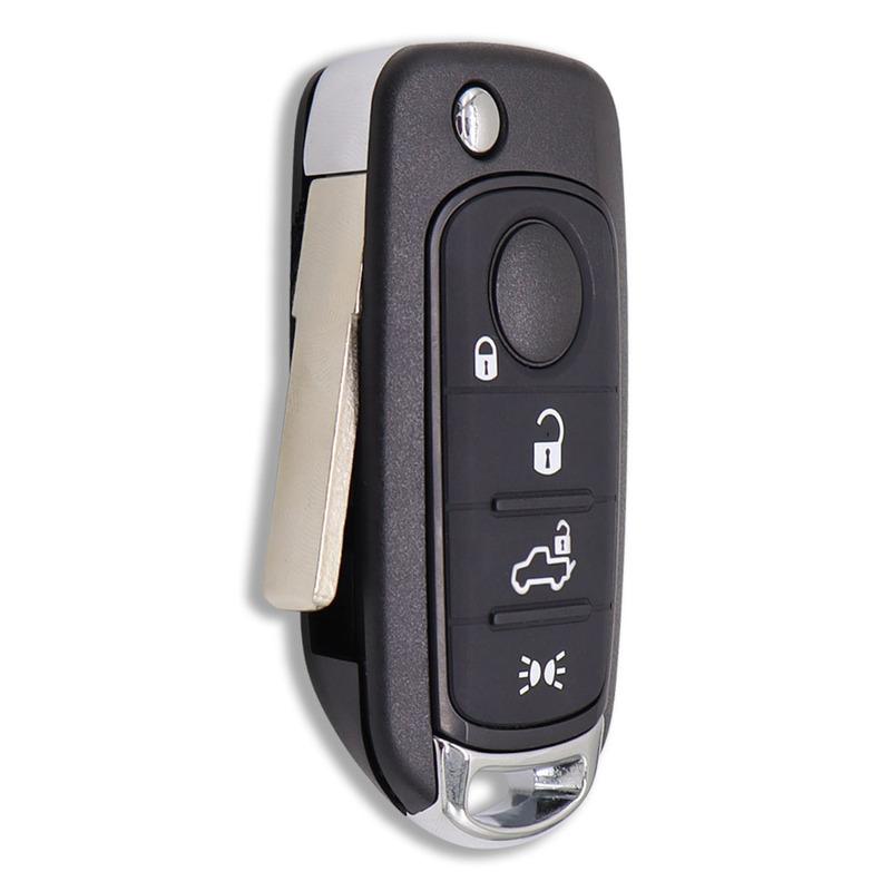 Great 2ADPXFI5AM433TX MQB48/4A Chip 433MHz SIP22 Flip Car Remote Control Key For Fiat 500X Egea Tipo Toro Crono 2016 2017 2018