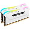 Memoria RAM CORSAIR VENGEANCE RGB PRO SL DDR4 32 GB (16 GB x 2) 3600MHz Compatible con Intel XMP CL18 PC de Escritorio Blanco CMH32GX4M2D3600C18W