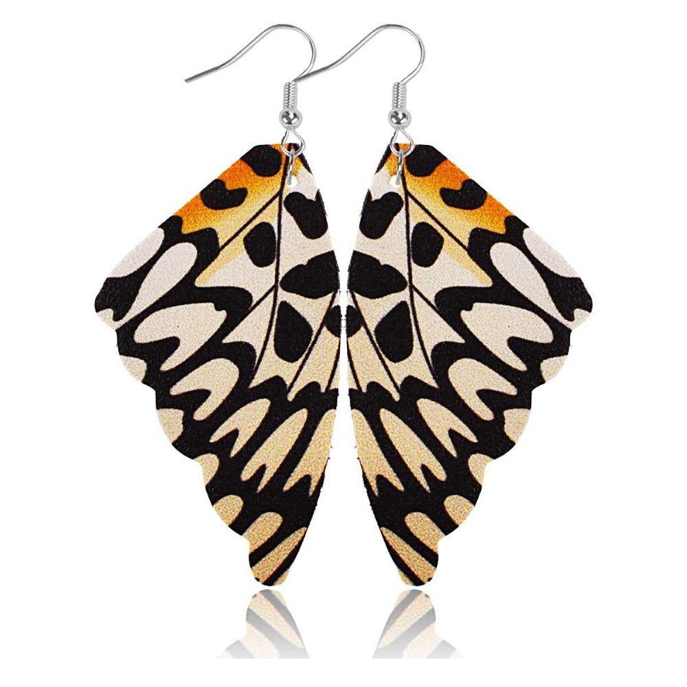 Nowe zabytkowe kolczyki z motylimi skrzydłami w stylu boho, kolorowe kolczyki dla kobiet, biżuteria na prezenty