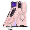 Funda For Vivo V50 Lite 5G Case Armor Slide Camera Lens Protection Ring Holder Back Cover For Vivo V50Lite 5G Shockproof Coque
